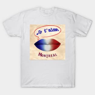 FRENCH KISS JETAIME MONTREAL T-Shirt